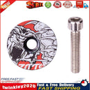ZTTO MTB Bike Bowl Cover Bicycle Stem Top 28.6mm Fork Tube Headset Cap (A) Newly