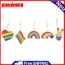 5pcs DIY Diamond Painting Keychain Special-shaped Drill Keyring Handmade Gifts