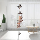 Animal Wind Chime Outdoor, Wind Bell Tubes, for Garden, Yard (Butterfly) Newly