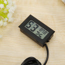Mini Digital LCD Thermometer Hygrometer Temperature Humidity Gauge with Probe