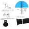 Handheld Alcohol Refractometer Hydrometer Sugar Wine Concentration Meter Newly