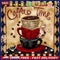 Retro Coffee Frameless Picture Oil Paint By Numbers Hand Painted Picture De