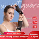 Wrist Brace Guard Sports Fitness Compression Wrap Elastic Hand Gloves (L)