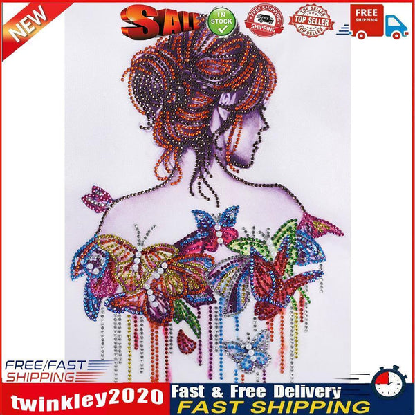 5D DIY Special Shaped Diamond Painting Beauty Cross Stitch Embroidery Kits Newly
