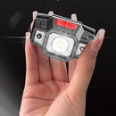 Flashlight Work Light Induction LED Headlight Night Running Fishing Headlamp
