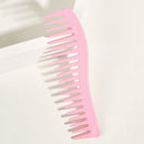 Hairdressing Comb Hair Styling Hand Grip Comb Hair Salon Tools (Pink)