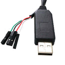PL2303HX USB to UART TTL RS232 Upgrade Module 1m/3.3ft Download Cable Wire