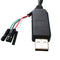 PL2303HX USB to UART TTL RS232 Upgrade Module 1m/3.3ft Download Cable Wire