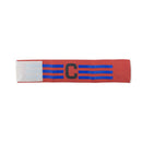 Player Leader Football Captain Armband Nylon Soccer Group Arm Band (Red)