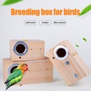 Parrot Cockatiel Budgerigar Cages House Wood Bird Breeding Nest Box (L) Newly
