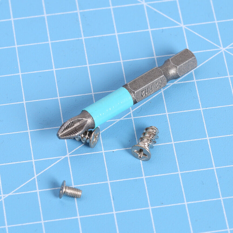50mm PH2 Cross Head Drill S2 Electric Magnetic Screwdriver Bits (10pcs)