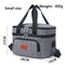 Waterproof Picnic Box Double-deck Single shoulder Lunch Bag Storage Bag