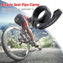 41mm Bicycle Saddle Seat Tube Clip Folding Bike Seatpost Clamps (Black)