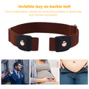 Invisible Belts - 4 Pcs Buckle-less No Bulge No Hassle Adjustable Stretch B
