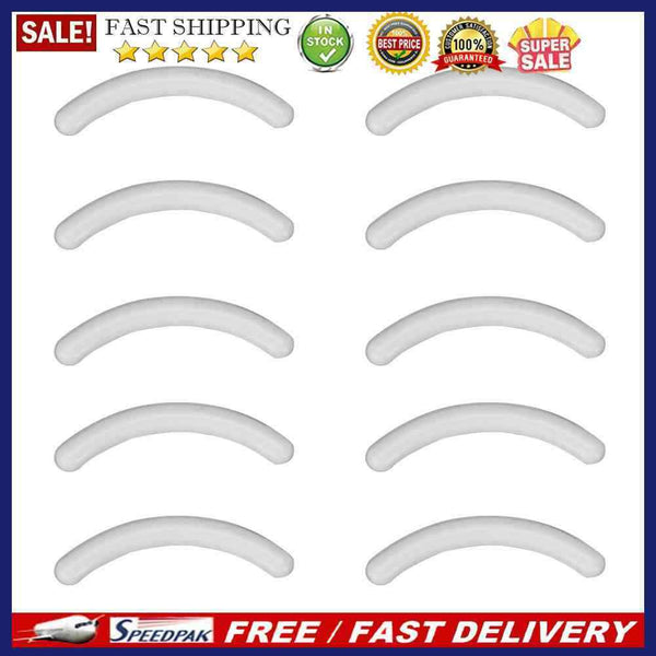 10pcs Silicone Eyelashes Curler Replacement Refill Pads Makeup Tools/White