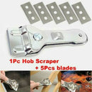 5pcs Blade Renovation Cleaner Remover Cleaning Brush Glass Ceramic Hob Scraper