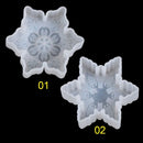 Star Shape Christmas DIY Big Snowflake Silicone Mould Crystal Mold Clay Tool