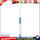 Tongue Brush Tongue Scraper Cleaner Oral Care Tongue Cleaning Tool (Blue) Newly