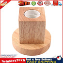 Solid Wood Table Lamp Base E27 220V Wooden Light Holder w/Switch Line (B) Newly