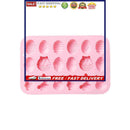 Fondant Moulds Easter Egg & Bunny Silicone Mold Tray for Candy Cake Chocolate
