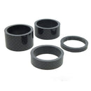 4x MTB Front Fork Gasket Carbon Fiber Bicycle Headset Spacer Ring 5/10/15/20mm