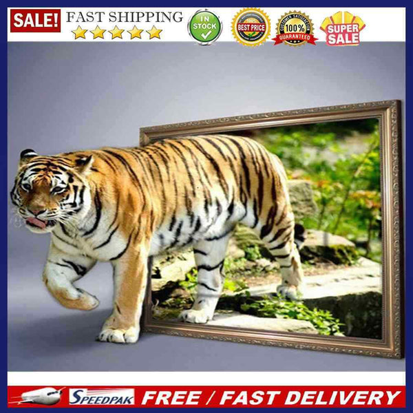 Tiger Oil Paint By Numbers Kit DIY Acrylic Painting on Canvas Drawing Picture
