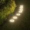 8 LED Solar Buried Light Under Ground Lamp Outdoor Path Way Garden Lamp Newly