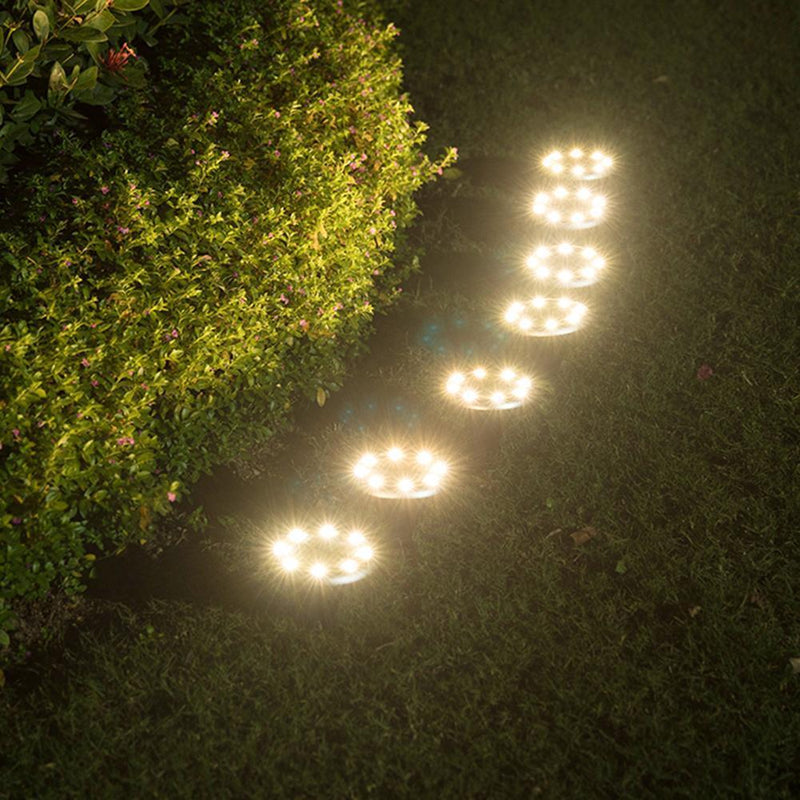 8 LED Solar Buried Light Under Ground Lamp Outdoor Path Way Garden Lamp Newly