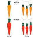 Garden Pendant Handcrafts DIY Ornaments Home Hanging Cloth Carrot Happy Easter