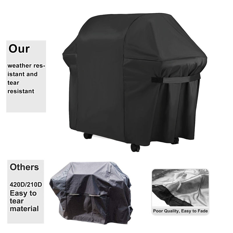 BBQ Grill Cover, Weather Resistant, Waterproof, Barbecue Gas Outdoor Protector