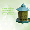 Plastic Waterproof Hanging Wild Bird Feeder Feeding Garden Yard Outdoor hot.