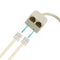 Telephone Splitter, RJ11 6P4C 1 Male to 2 Female Adapter,2 Way G9V0 RJ11 H7I8
