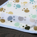 Baby Infants Breathable Soft Cotton Diaper Pants Reusable Nappy (Footprint)