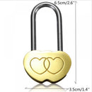 Lock Concentric Lock Padlock Love Lock Double Heart Valentines Engraved Lock