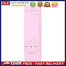 MP3 Player Strip Lossless Sound Support 64GB TF Card Media Players (Pink)