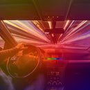 Pickup Rhythm Lights-Voice-Activated RGB Light Stick for Vehicles (Black) Newly