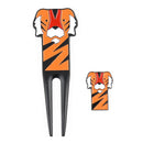 Golf Pitchfork Divot Zinc Alloy Ballmarker Repair Tool for Husband