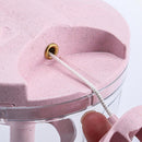 Manual Meat Grinder Food Chopper Mincer Fruit Vegetable Nut Shredder (Pink)