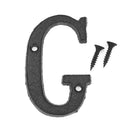 Metal Letters Cast Iron House Sign Doorplate DIY Cafe Wall Decoration (G) Newly