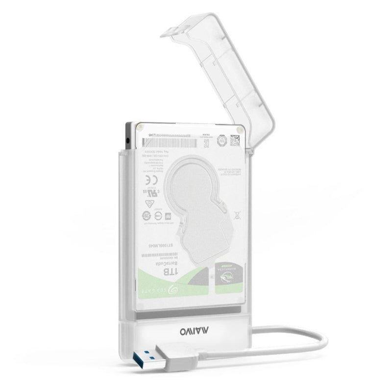 MAIWO K104 2.5-inch USB 3.0 SATA HDD Box Hard Disk Drive Transparent Case