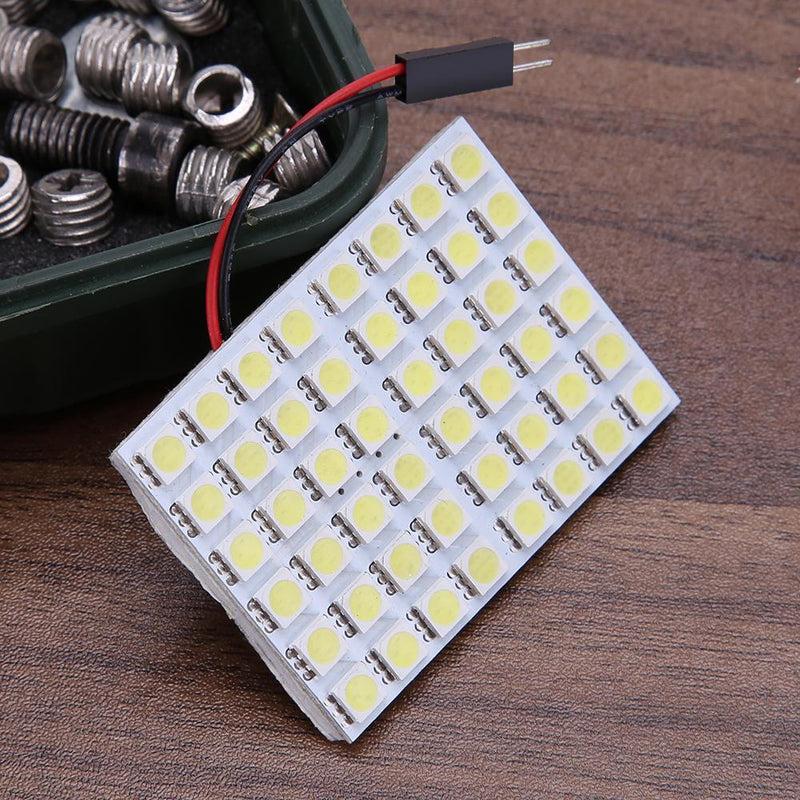 DC 12V T10 5050 48SMD LED Panel Car Interior White Light Festoon Dome Lamp Newly