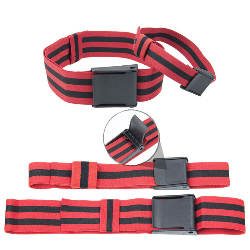 2pcs Blood Flow Restriction Bands Training Belts Leg Wraps Muscle Yoga Equipment
