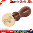 Wood Handle Paint Seal Retro DIY Envelope Wax Seal Stamp Post Decor (F364) Newly