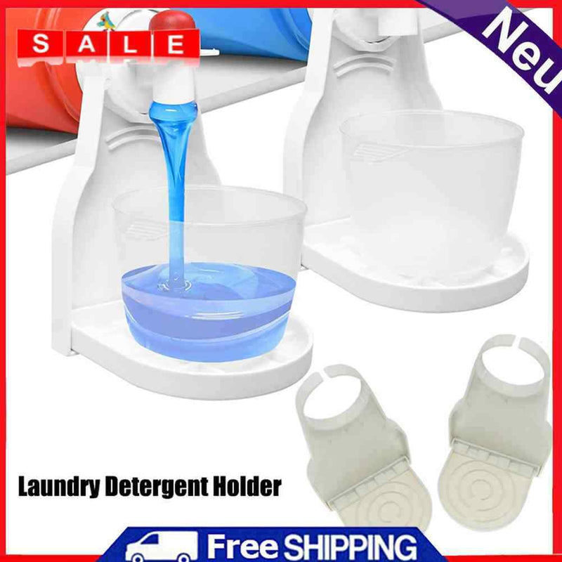 2pcs Laundry detergent Drop Catchers Prevent Measuring Cup Holder Laundry Soap Stand