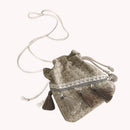 Woolen Canvas Messenger Shoulder Bag Ethnic Retro Woven Bucket Tassel Purses
