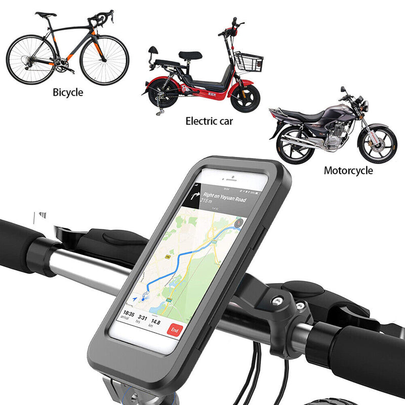 Bicycle Handlebar Phone Stand Bracket Waterproof Cycling Phone Holder Rack Newly