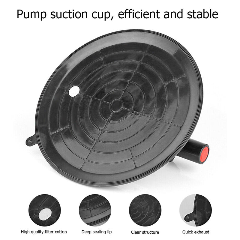 8 Inch Air Pump Vacuum Suction Cups Powerful Heavy-Duty Strong Hand Pump Sucker