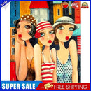 Three Women Oil Paint By Numbers DIY Coloring Picture Hand Painted (B262)
