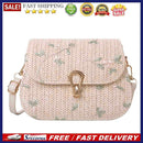 Lace Flower Shoulder Crossbody Bag Straw Beach Messenger Woven Purse Handbags