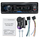 FM/USB/AUX Stereo Car Radio In-dash Audio Head Unit Bluetooth Car MP3 Player